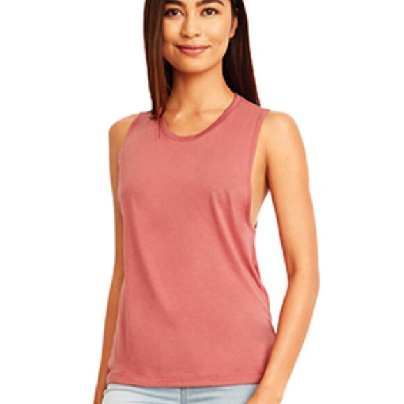 Pink Muscle Tee with Crew Neck and Lightweight Fabric NWT SZ Medium - Picture 1 of 9